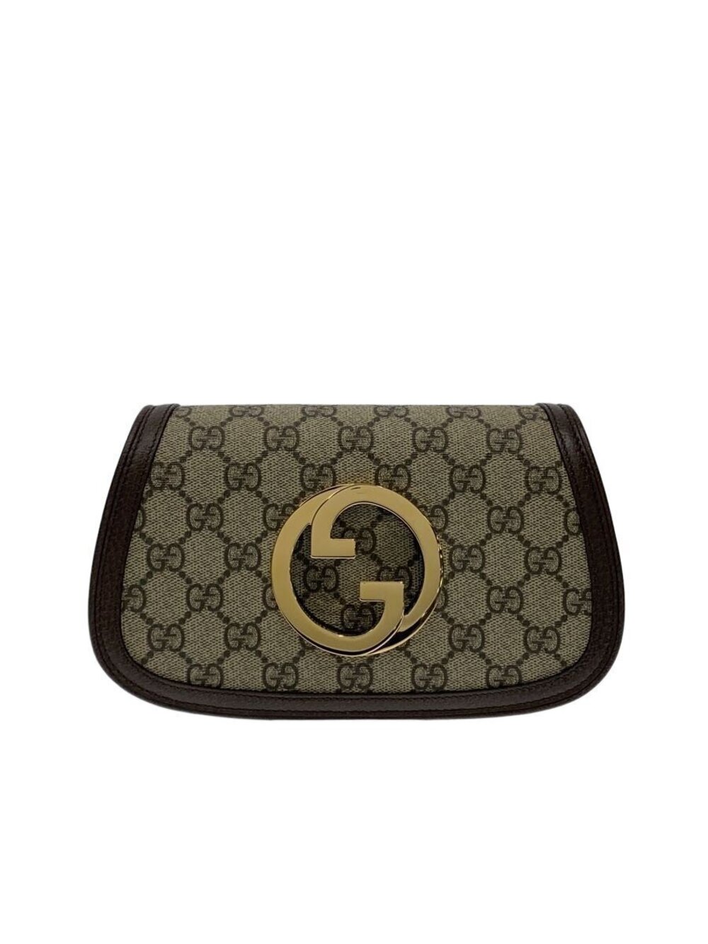 Gucci Shoulder Bag Blondie GG Supreme Gray All over